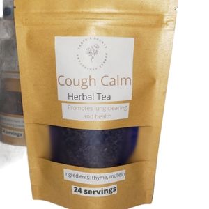 Cough Calm Herbal Tea Remedy Kitchen Supplies Herb